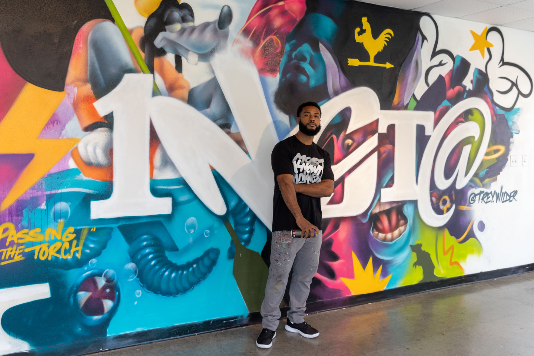 Spray-painted spectacle: local artist featured in new Arlington Museum of Art exhibit
